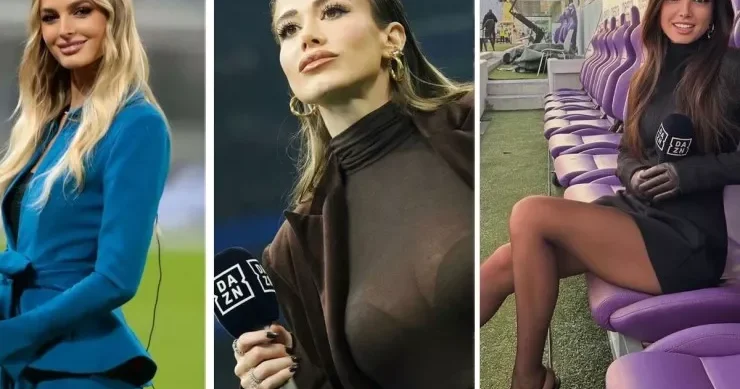 İtaliyalı qadın futbol müxbirləri gözəllikləri ilə gündəm oldular