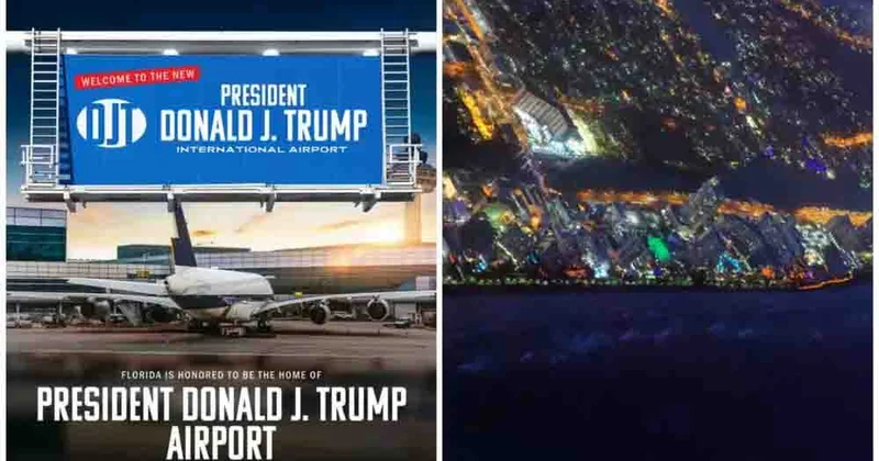 Florida qubernatoru Palm Biç hava limanının Donald Trampın şərəfinə adlandırılmasını əmr etdi
