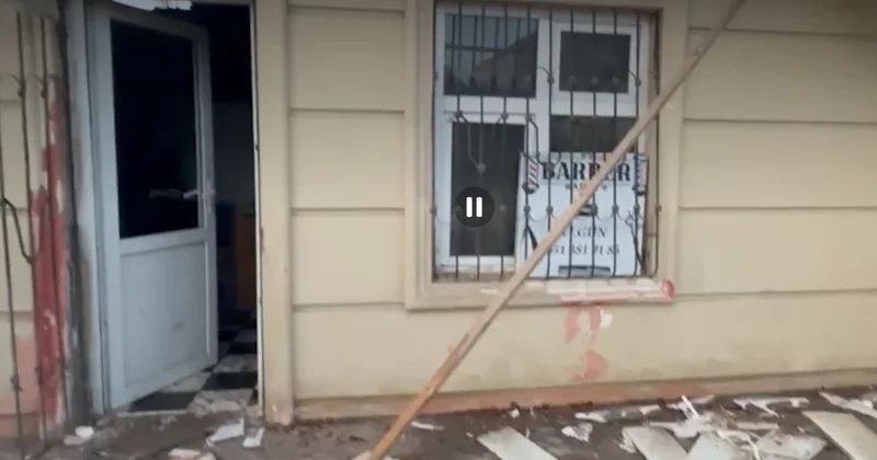 В Баку произошел взрыв в парикмахерской ВИДЕО