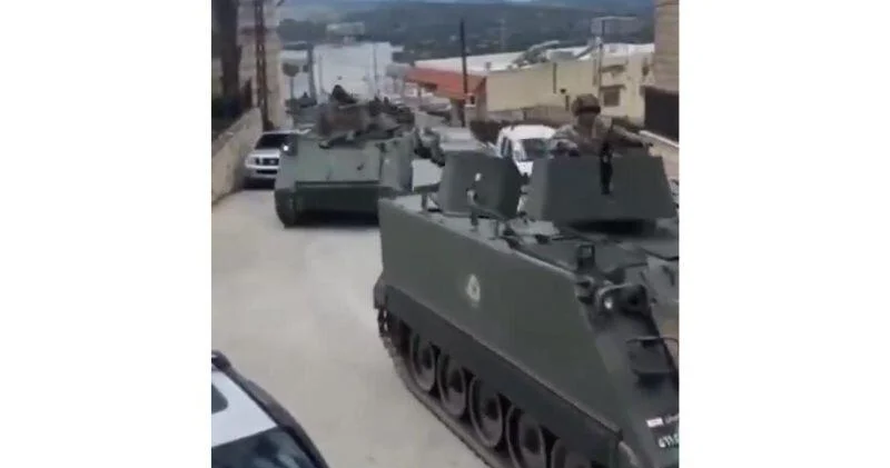 Ливанская армия отступает на юге страны ВИДЕО