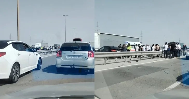 ДТП на дороге Баку Алят, есть погибший