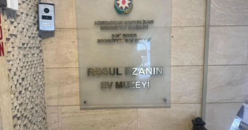 Rəsul Rzanın ev muzeyinin açılışı oldu