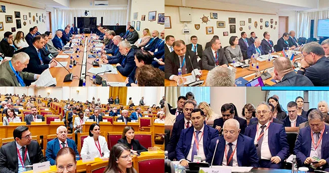 Sankt Peterburqda Xəzər dənizinin səviyyəsi və regional ekoloji əməkdaşlıq müzakirə olunub