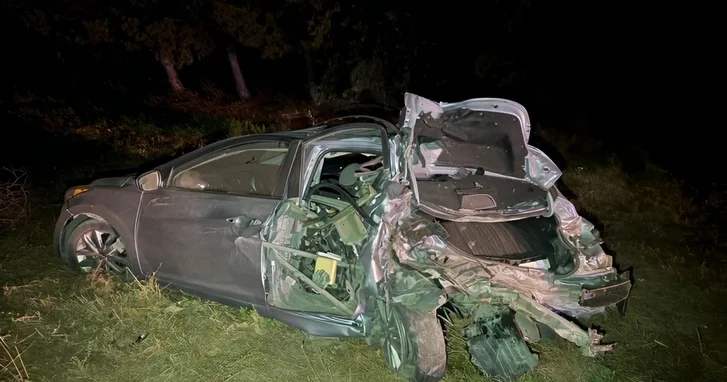 В Тертере три члена одной семьи пострадали в результате автомобильной аварии