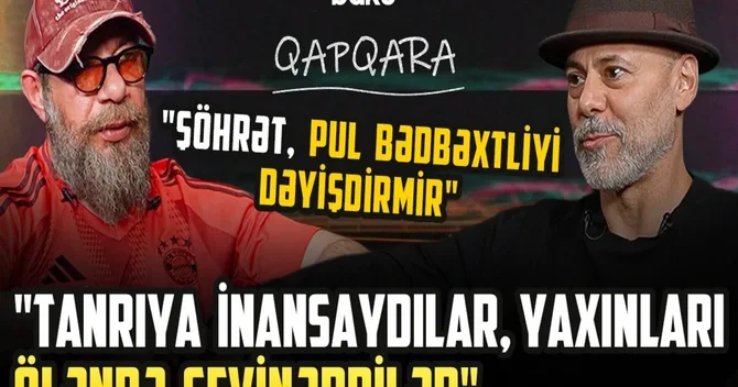 Cavid Kurbanov: Dindarlar axirətə inansaydılar, yaxınlarının ölümünə sevinərdilər