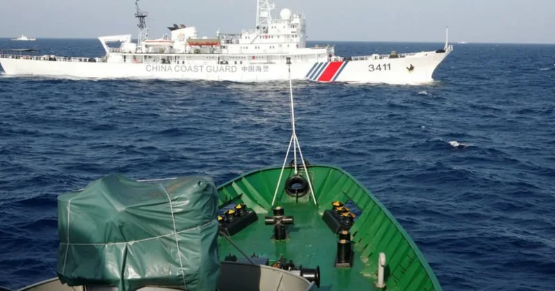 Çin ordusu Skarboro rifi ərazisində patrul xidməti həyata keçirib