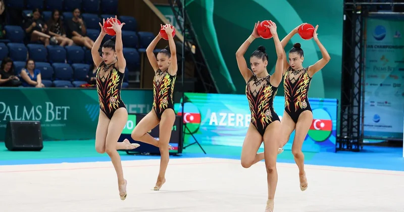 Азербайджанские гимнастки приняли участие в чемпионате Европы в Болгарии (ФОТО)