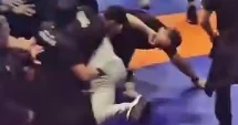 Güləş üzrə Azərbaycan çempionatında dava VİDEO