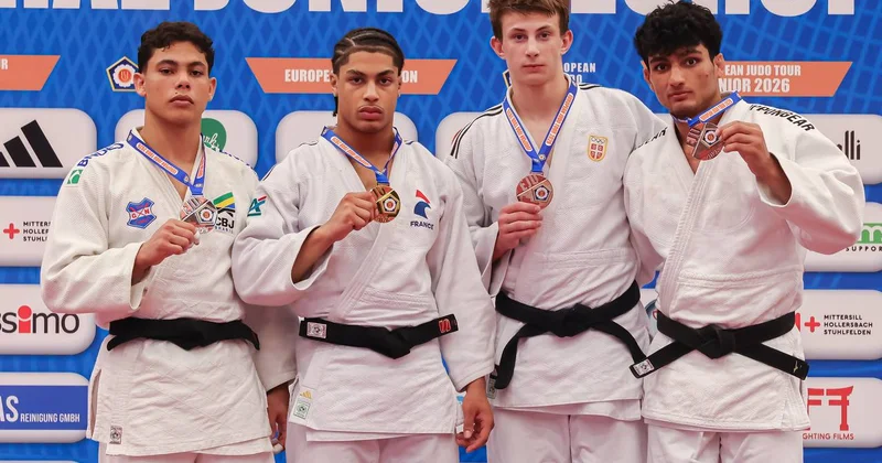 Gənc cüdoçularımız Avropa Kubokunda 5 medal qazandılar