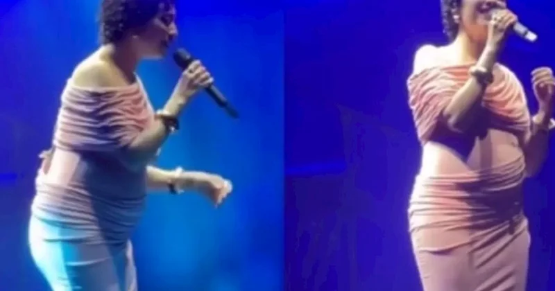 Hamilə halda konsert verdi, tamaşaçılar üsyan etdi