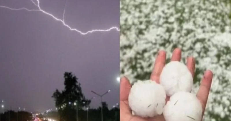 Azərbaycanın bəzi rayonlarında şimşək çaxacaq, dolu düşəcək PROQNOZ