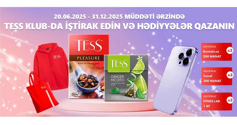 Определены победители первого розыгрыша лотереи от бренда чая TESS Выбирайте подарки по вкусу!