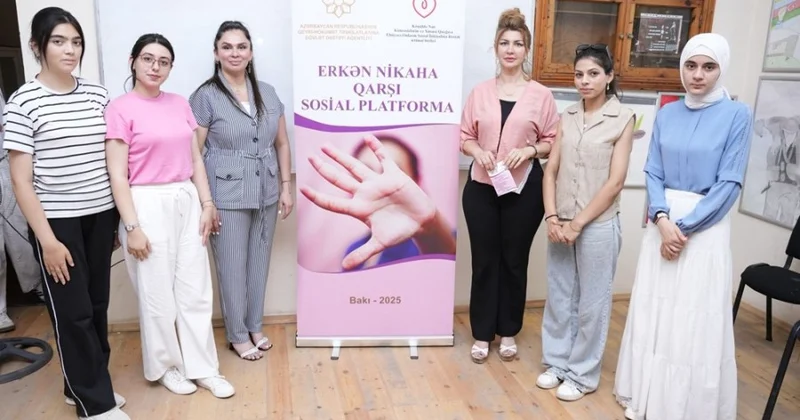 “Erkən Nikaha Qarşı Sosial Platforma” layihəsi çərçivəsində ikinci təlimi keçirilib FOTOLAR