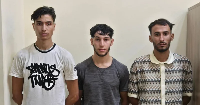 Sərhədi pozan 4 xarici vətəndaş saxlanıldı FOTO