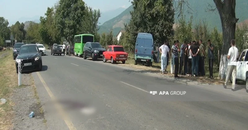 Zaqatalada avtomobillə piyadanı vurub qaçan sürücü saxlanılıb FOTO YENİLƏNİB