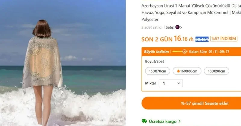 Azərbaycan manatı TEMU da satışa çıxarıldı Fotolar KONKRET