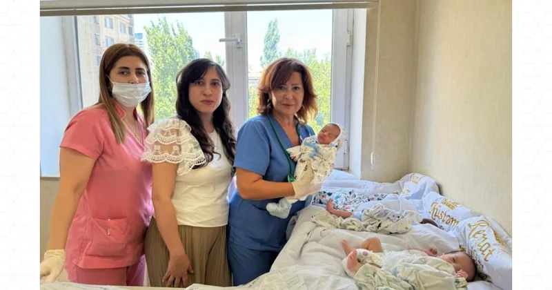 Vaxtından əvvəl doğulan üçəm hospitalizasiya olundu FOTOLAR