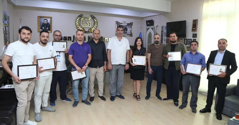 “Ganjavi Holding” jurnalistlərin peşə bayramını qeyd etdi FOTO