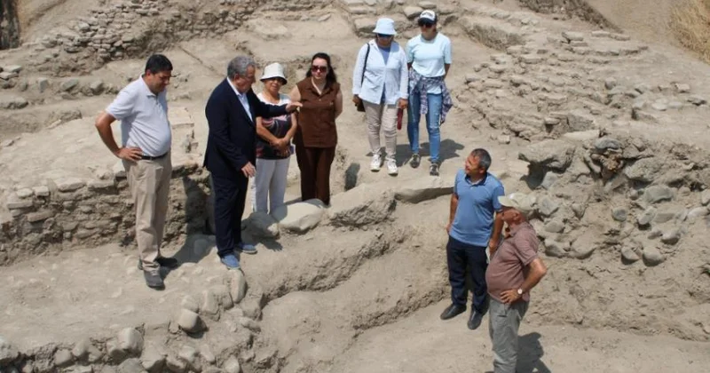 Qəbələdə aparılan arxeoloji tədqiqatlarla tanışlıq olub