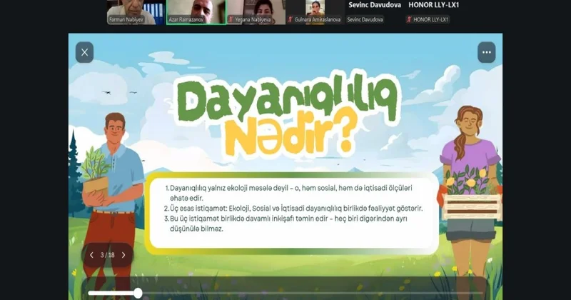 “Yaşıl Yol Xəritəsi” layihəsinin 22 benefisiarına mentor dəstəyi göstərilib