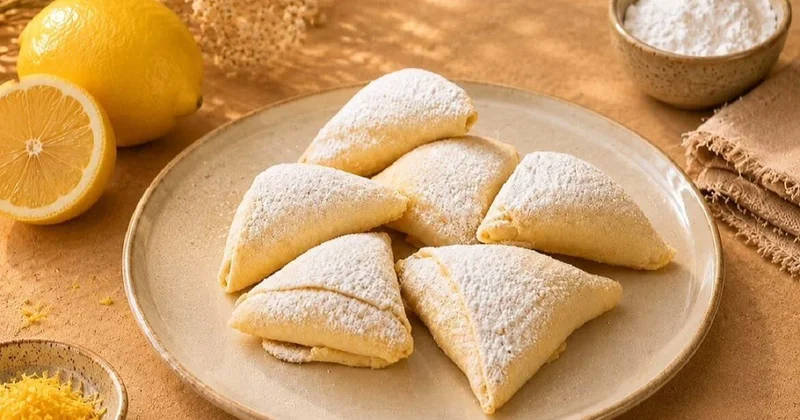 Bir ədəd limonla çox ləziz limonlu üçqulaq