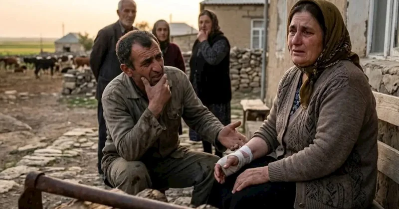 Kələm sahəsinə görə qadını döydü Anama hücum etmişdi