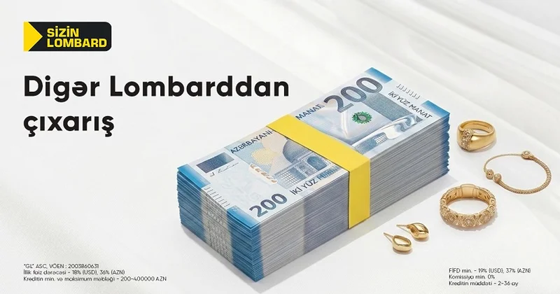 “Sizin Lombard” ilə digər təşkilatlardan qızıl girovunun çıxarılması