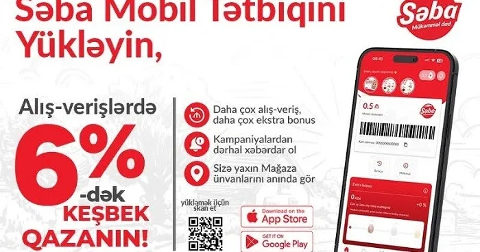 Səba Mağazalarından alış veriş indi daha sərfəli!