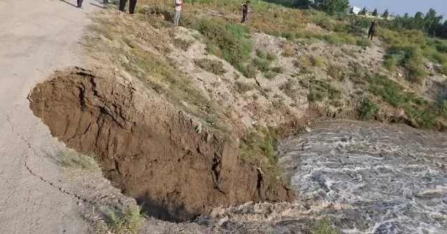 Şirvan su kanalı yarıldı Əraziyə rəsmi qurumlar cəlb olundu