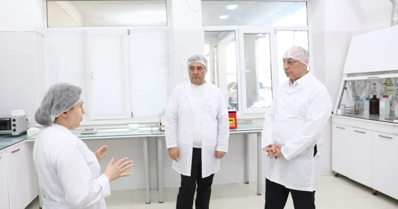 AQTA nın sədri süd emalı müəssisəsinin fəaliyyəti ilə tanış olub