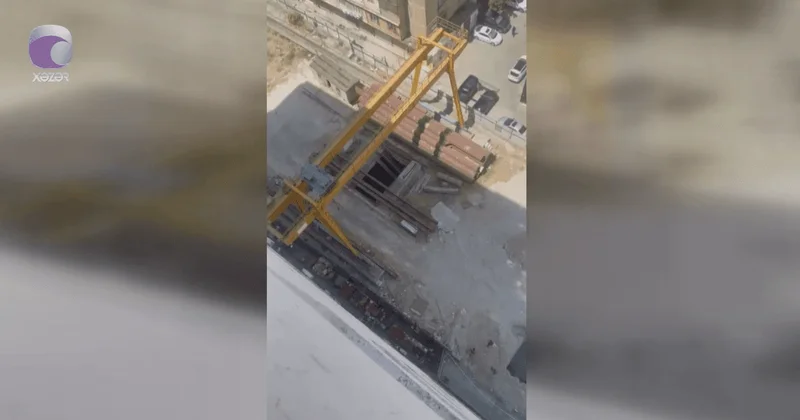 Binanın altından metroya keçid inşa edilir? VİDEO