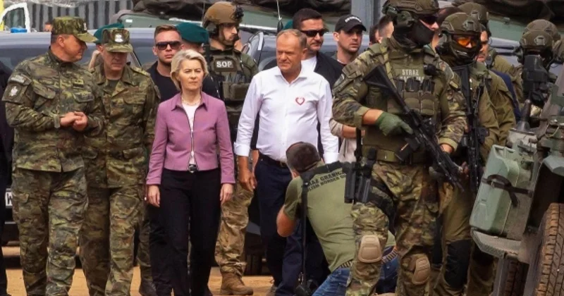 Avropa Komissiyasının rəhbəri Belarusla sərhəddə