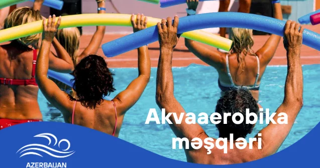 ASF Bakı Su İdmanı Sarayında akvaaerobika üzrə məşqlər təşkil edir