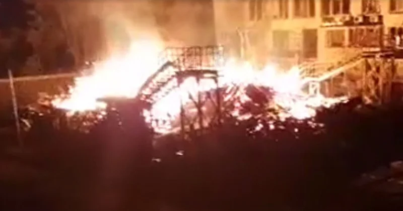 Rusiya Odessanı vurdu: Yanacaq zavodunda partlayış Video