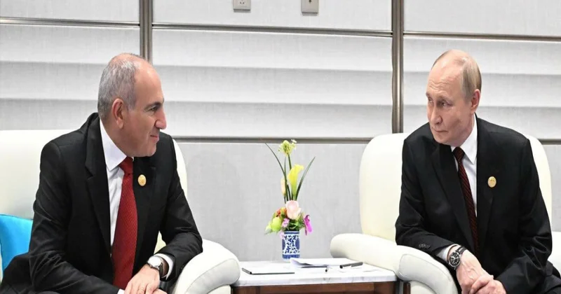 Putin Paşinyanla görüşdə müzakirə üçün xeyli sualın yarandığını bildirib