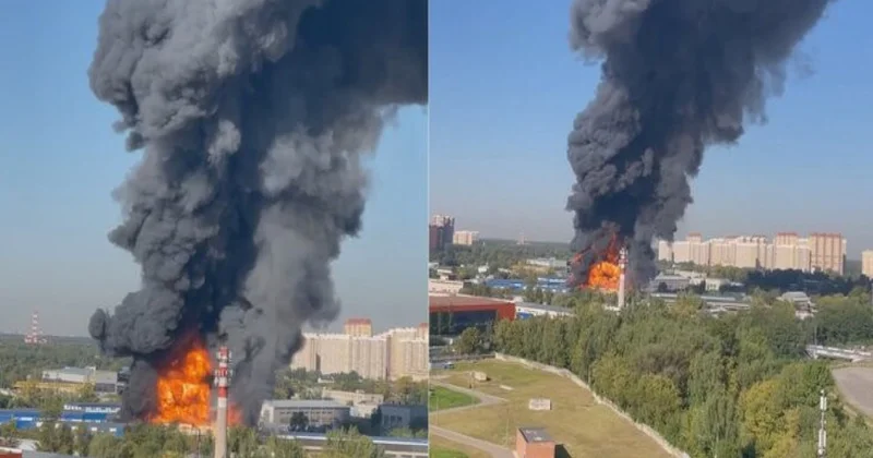 Пожар в российском городе Балашихе потушен ВИДЕО ОБНОВЛЕНО
