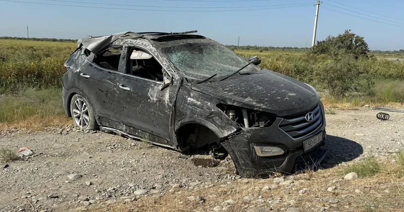 Bakı Qazax yolunda baş verən qəzada 2 nəfər ölüb FOTOLAR