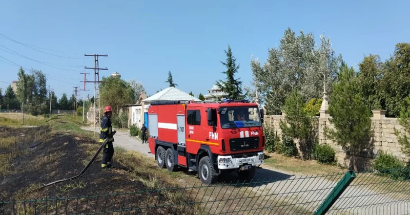 Xaçmazda güclü külək yanğına səbəb olub