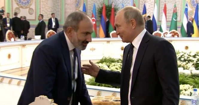 Çində Putinlə Paşinyan arasında görüş olub