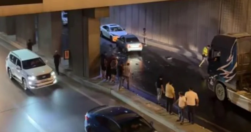 Bakıda zəncirvari qəza: İki KamAZ və dörd minik avtomobili toqquşub