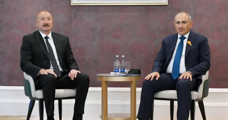 İlham Əliyevdən Nikol Paşinyanla görüşündən PAYLAŞIM