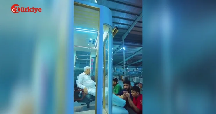 “Ruhani lider”in kondisionerli kabinəsi gündəm oldu VİDEO