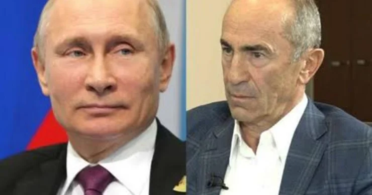 Koçaryana təbrik, Paşinyana mesaj Putin hərbi caniyə “dözüm” arzulayıb