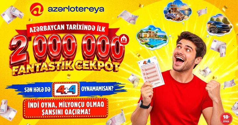 Tarixi rekord: cekpot ilk dəfə 2 000 000 manatı keçdi
