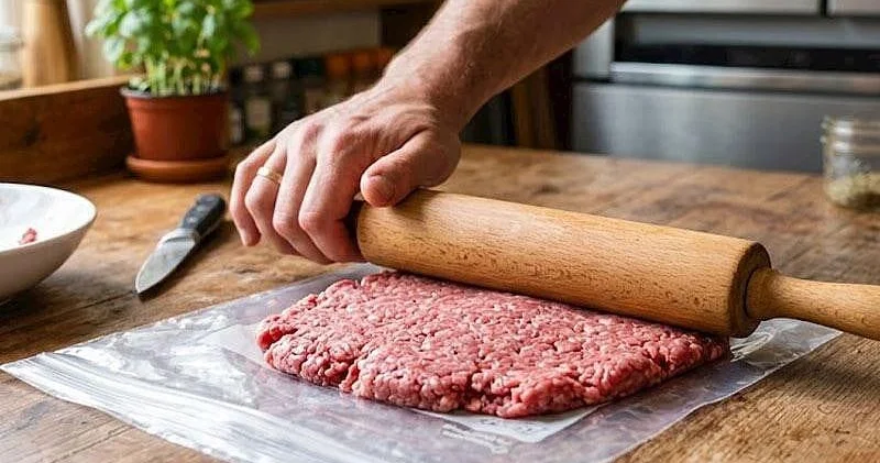 Buzluğa qiymə qoyarkən niyə üzəri oxlovla hamarlanır?