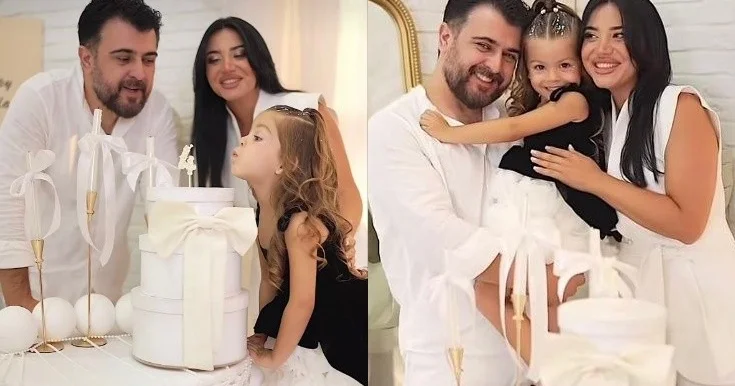 Cavid Gül qızına ad günü etdi Video