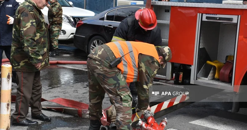 FHN: Ötən həftə 751 yanğına çıxış olub, 43 nəfər xilas edilib VİDEO