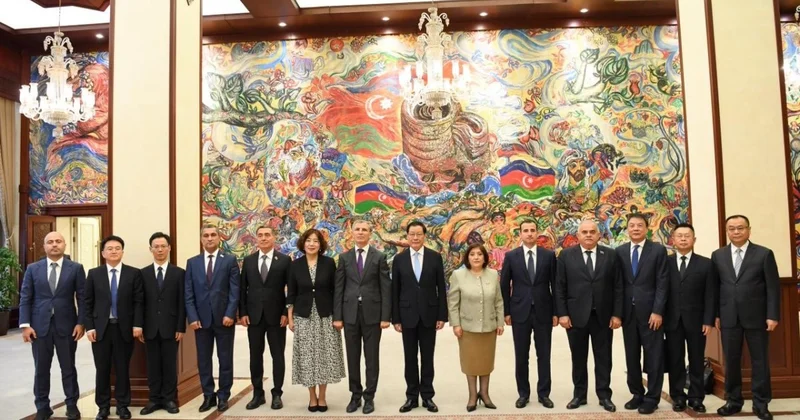 Sahibə Qafarova Çin Xalq Respublikasının Baş prokuroru ilə görüşüb FOTO