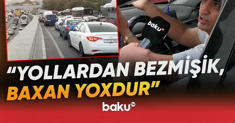 Bakı Sumqayıt yolundakı tıxaclar havanın çirklənməsinə necə təsir edir? VİDEO