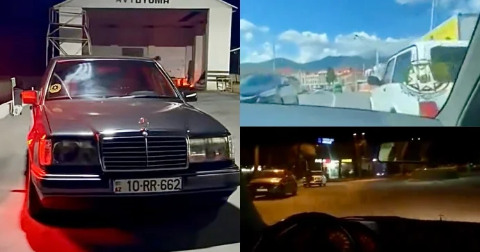 “Şou” xətrinə sərnişini də ölüm təhlükəsinə atdı 10 RR 662 VİDEO